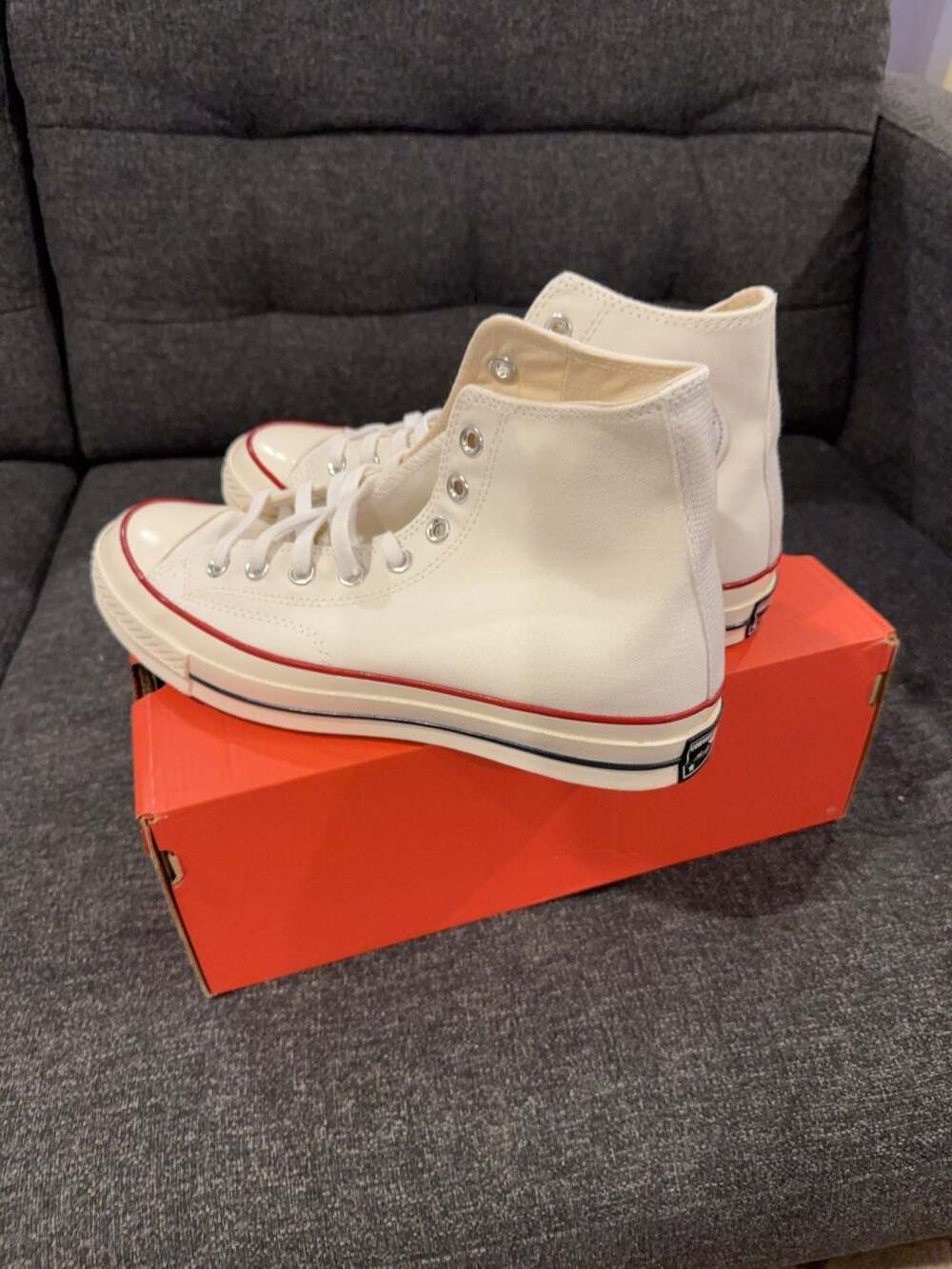 Converse Chuck Taylor 70s High Top Sneakers Parchment Size 8 Men/10 Women - Picture 3 of 9